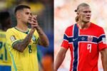Bruno Guimaraes menilai Erling Haaland sengaja memainkan perang psikologis jelang duel Brasil vs Norwegia pada babak 16 besar Piala Dunia 2026.