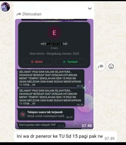 Teror Bom SDN Srengseng Sawah 15, Pelaku Klaim Siapkan 11 Titik Ledakan 12 Teror Bom SDN Srengseng Sawah 15, Pelaku Klaim Siapkan 11 Titik Ledakan