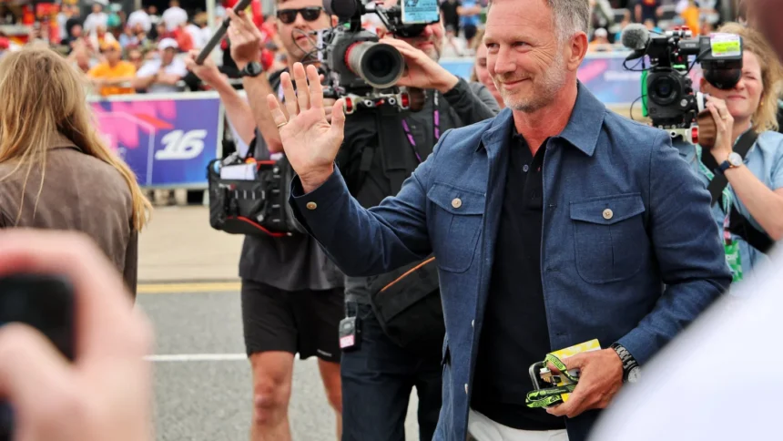 Setahun Pasca Dipecat Red Bull, Christian Horner Muncul di Silverstone, Kode Turun Gunung?