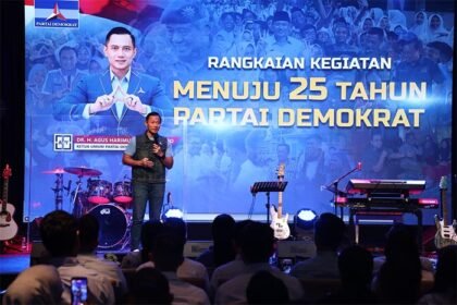 AHY membuka rangkaian HUT ke-25 Partai Demokrat dengan menegaskan komitmen menghadirkan solusi bagi rakyat dan memperkuat kepedulian lingkungan.