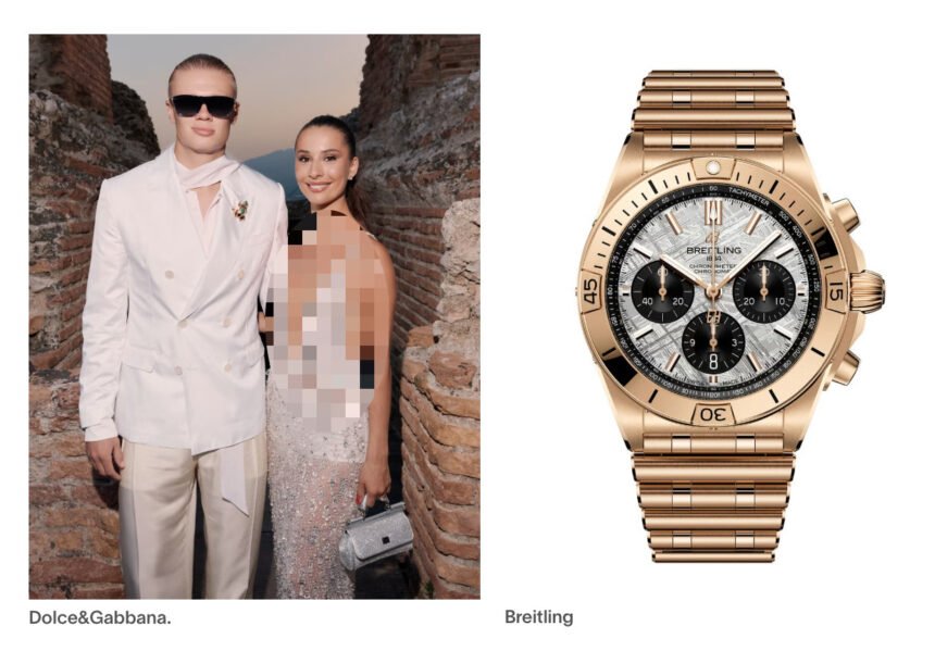 Gaya Cetar Erling : Setelan Sutra Dolce & Gabbana dan Jam Tangan 'Haaland' Seharga Rp874 Juta