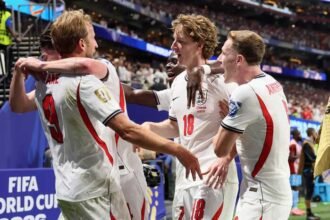 Inggris lolos ke babak 16 besar Piala Dunia 2026 usai menang dramatis 2-1 atas Republik Demokratik Kongo berkat dua gol Harry Kane dan kini bersiap menghadapi Meksiko.