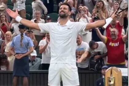 Novak Djokovic melaju ke semifinal Wimbledon 2026 setelah memenangi duel maraton lebih dari lima jam melawan Felix Auger-Aliassime.