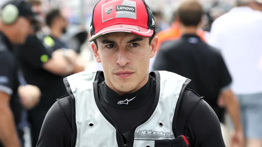 Sirkuit Assen Bikin Frustrasi, Marquez Akui Hanya Berusaha Bertahan Sampai Finis Tanpa Bisa Menyalip