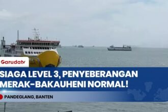 Status Siaga Level III! Erupsi Gunung Anak Krakatau Belum Ganggu Penyeberangan Merak-Bakauheni!