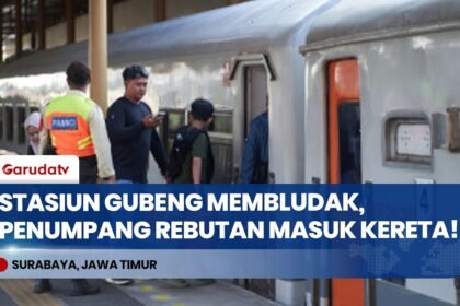 Tembus 529 Ribu Orang! Penumpang Commuter Line Daop 8 Surabaya Membludak Libur Sekolah!