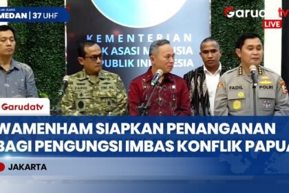 122 Ribu Warga Mengungsi, WamenHam Matangkan Skema Penanganan Konflik Papua