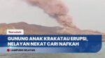 Gunung Anak Krakatau Berstatus Siaga, Nelayan Tetap Melaut dengan Waspada