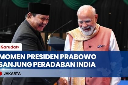Momen Akrab Presiden Prabowo dan PM Narendra Modi Bareng Komunitas India di Jakarta