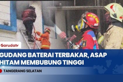 Kebakaran Gudang di Taman Tekno Tangsel Berhasil Dipadamkan, Tidak Ada Korban
