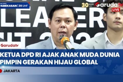 Ketua DPD RI Ajak Anak Muda Dunia Pimpin Gerakan Hijau Global