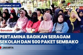 Pertamina Perkuat Kepedulian Sosial Lewat Bantuan Pendidikan dan Pasar Murah untuk Warga