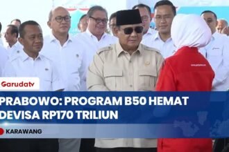 Prabowo Resmikan B50, Penghematan Devisa Rp170 Triliun Diproyeksikan Dorong Swasembada Energi