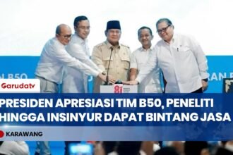 Presiden Prabowo Usulkan Tim Pengembang B50 Terima Tanda Kehormatan Negara