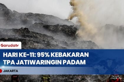 Update Hari Ke-11 Kebakaran TPA Jatiwaringin: 95 Persen Titik Api Berhasil Dipadamkan!