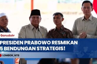 Resmikan 5 Bendungan di Berbagai Daerah, Presiden Prabowo: Dorong Ketahanan Pangan Nasional