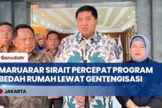 Maruarar Pacu Gentengisasi Nasional, 400 Ribu Rumah dan UMKM Jadi Prioritas