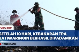 Kebakaran TPA Jatiwaringin Padam 100 Persen, BNPB Lanjutkan Fase Pendinginan