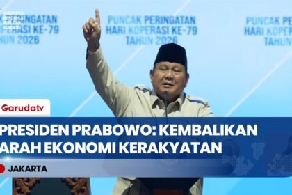 Pidato Berapi-rapi Presiden Prabowo di Harkopnas 2026: Kembalikan Arah Ekonomi Kerakyatan!