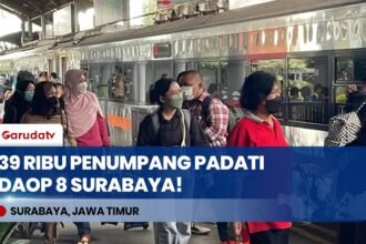 Puncak Arus Balik Libur Sekolah KAI Daop 8 Surabaya Layani Lebih dari 39 Ribu Penumpang dalam Sehari