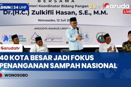 Menko Pangan Targetkan Masalah Sampah di 40 Kota Besar Tuntas pada 2028