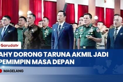AHY Ajak Taruna Akmil Jadi Pemimpin Adaptif Hadapi Tantangan Zaman