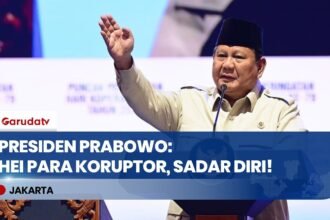 Pidato Berapi-api Presiden Prabowo: "Hei Para Koruptor, Sadar Diri! Hentikan Praktek-Praktekmu!"