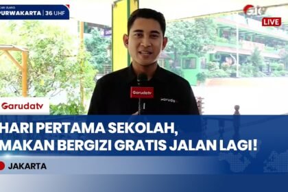 Hari Pertama Masuk Sekolah! Program Makan Bergizi Gratis Kembali Bergulir di SMAN 28 Jakarta