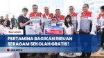 Pertamina Bagikan 20 Ribu Paket Seragam Gratis Sambut Tahun Ajaran Baru