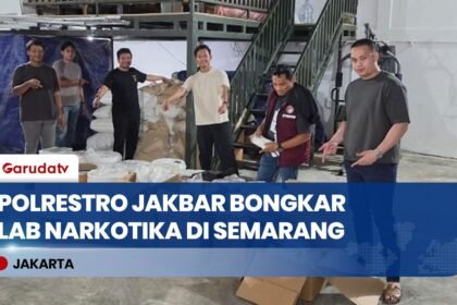 Lintas Provinsi! Polres Jakbar Bongkar Lab Narkoba Rahasia di Semarang, Sita Ratusan Kilo Bahan Baku