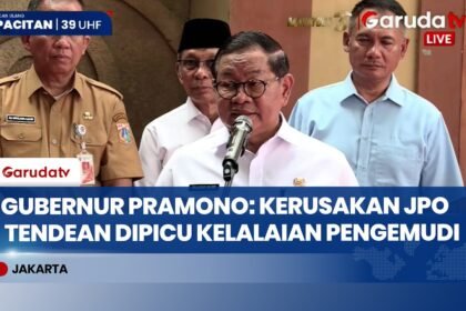 Gubernur Jakarta Ungkap Penyebab JPO Tendean Rusak, Pemprov DKI Percepat Penanganan