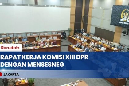 Bahas LKPP APBN 2025, Komisi XIII DPR Gelar Rapat Kerja Bersama Mensesneg Prasetyo Hadi
