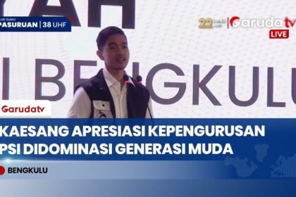 Kaesang Pangarep Hadiri Rakorwil PSI Bengkulu, Tekankan Penguatan Struktur Partai