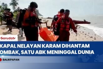 Kapal Nelayan Tenggelam di Perairan Manggar, Satu ABK Ditemukan Meninggal