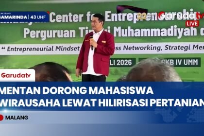 Buka Studentpreneur Bootcamp 2026, Mentan Dorong Mahasiswa Garap Bisnis Hilirisasi Pertanian