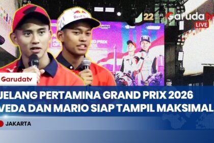 Veda Ega Pratama dan Mario Suryo Aji Siap Tampil Maksimal di Pertamina Grand Prix 2026