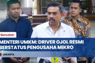 Pemerintah Tetapkan Driver Ojol sebagai Pelaku Usaha Mikro