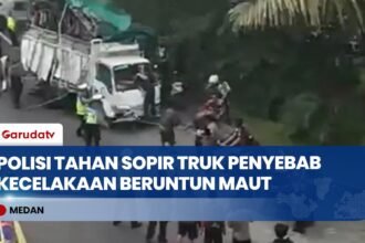 Kecelakaan Beruntun di Sibolangit, Sopir Truk Tronton Ditahan Polisi