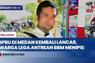 Distribusi BBM di Medan Mulai Lancar, Antrean Panjang di SPBU Berangsur Normal