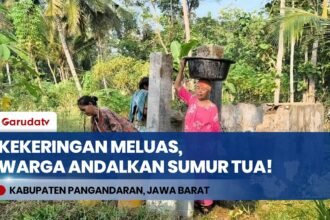 Dampak Kemarau Meluas: Warga Pangandaran Terpaksa Andalkan Sumur Tua di Tengah Hutan demi Air Bersih