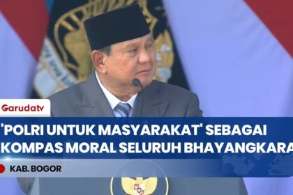 Presiden Prabowo Tegaskan Polri Harus Berdiri di Garis Terdepan Melindungi Rakyat