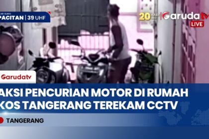 Korban Sedang Mandi, Maling Motor Beraksi Santai dan Terekam CCTV