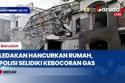 Ledakan Hancurkan Rumah di Medan, Polisi Selidiki Dugaan Kebocoran Gas