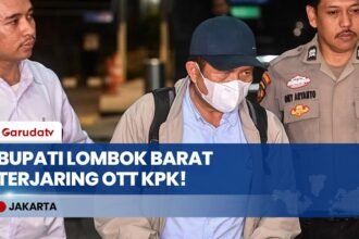 Terjaring OTT KPK! Bupati Lombok Barat Lalu Ahmad Zaini Tiba di Gedung Merah Putih Jakarta