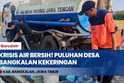 Memasuki Musim Kemarau, Puluhan Desa di Bangkalan Alami Kekeringan & Antre Air Bersih BPBD