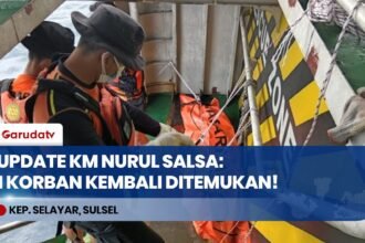 Update Kapal Tenggelam Selayar: Total 2 Meninggal & 18 Korban KM Nurul Salsa Masih Dicari