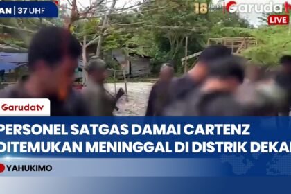 Satu Personel Satgas Damai Cartenz Gugur Saat Bertugas di Yahukimo