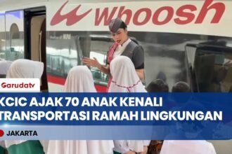 Rayakan Hari Anak Nasional, KCIC Tanamkan Kepedulian Lingkungan Lewat Whoosh