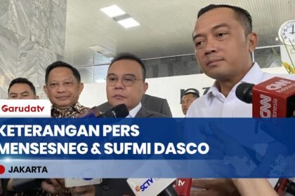 Keterangan Pers Mensesneg & Sufmi Dasco: Perpres Ojol Final Minggu Depan & Respon Posisi Wamentan