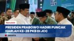 Presiden Prabowo dan Sejumlah Ketua Umum Parpol Hadiri Puncak Harlah Ke-28 PKB
